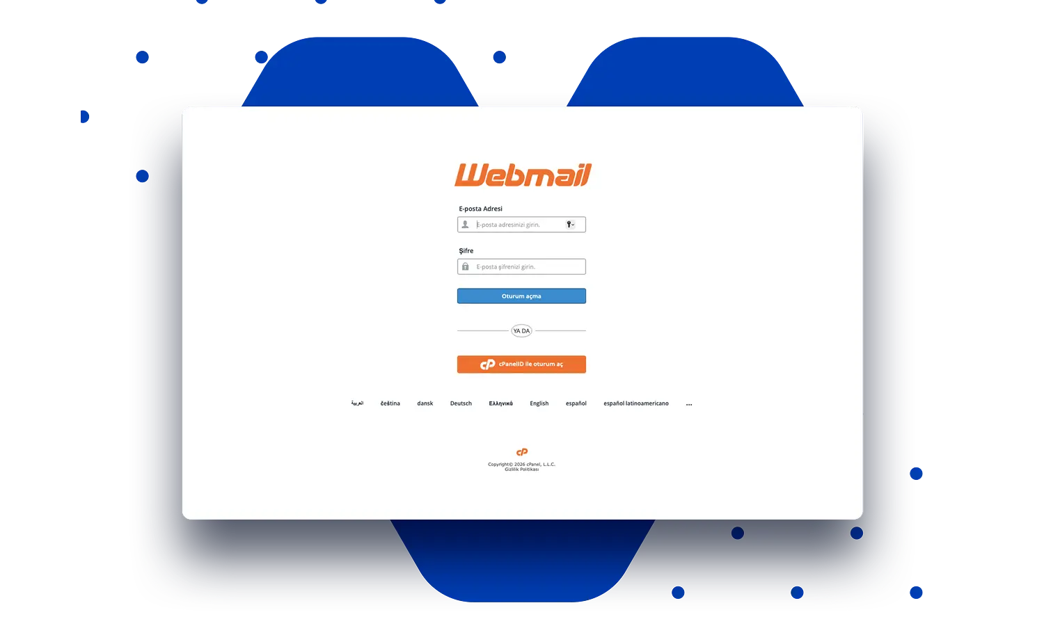 Webmail Arayüzü