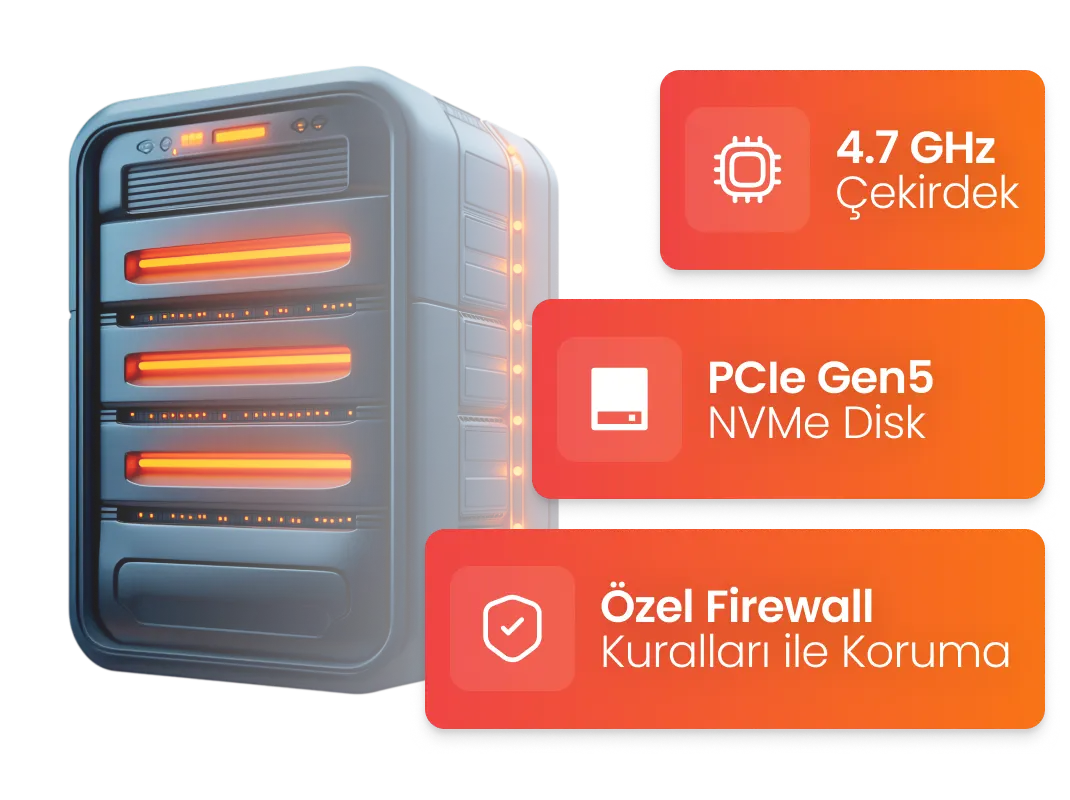 Ryzen VDS - AMD Ryzen 9 9950X ve PCIe Gen5 NVMe ile yüksek performans
