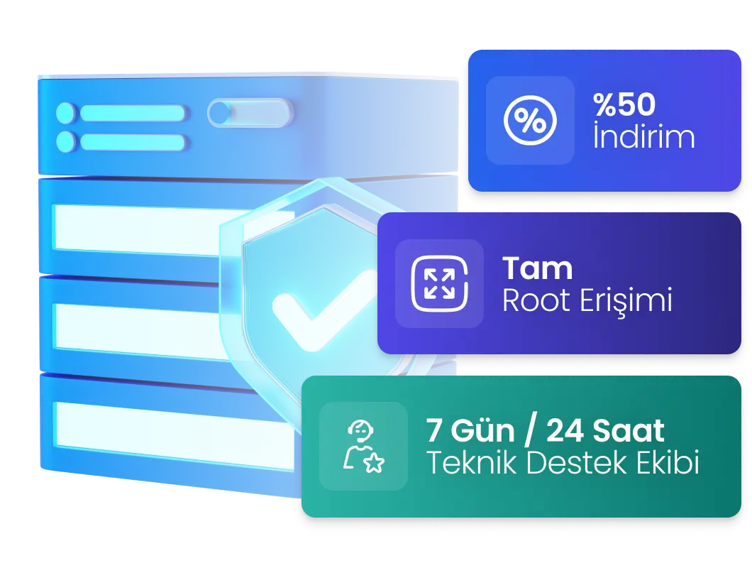 Sanal sunucu paketleri - VPS sunucu, VDS sunucu ve Ryzen sunucu çözümleri ile NVMe SSD ve root erişimi