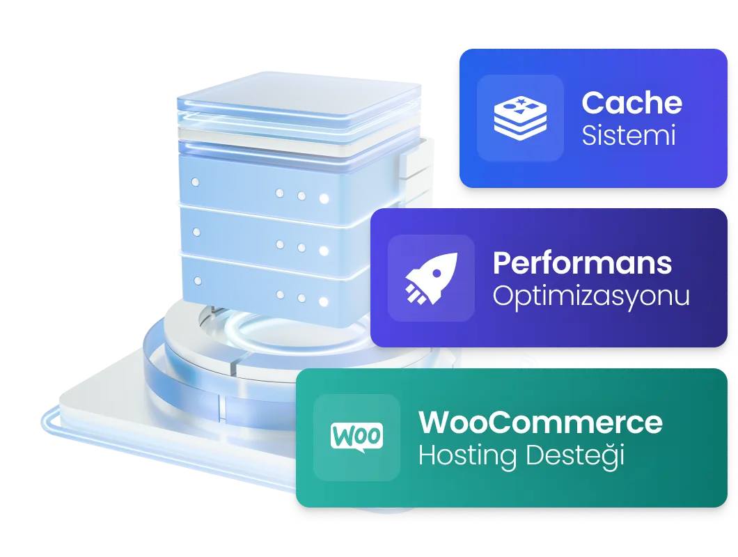 WordPress hosting paketleri - LiteSpeed web sunucusu, LSCache ve NVMe SSD ile yüksek performanslı WordPress hosting hizmeti